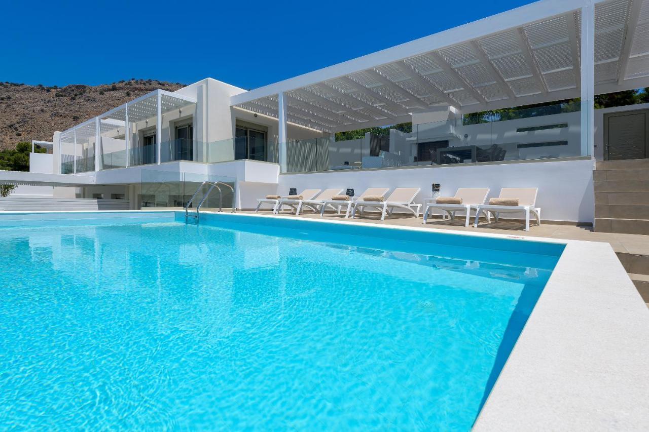 Villa Dione In Pefkos, Lindos Area ภายนอก รูปภาพ