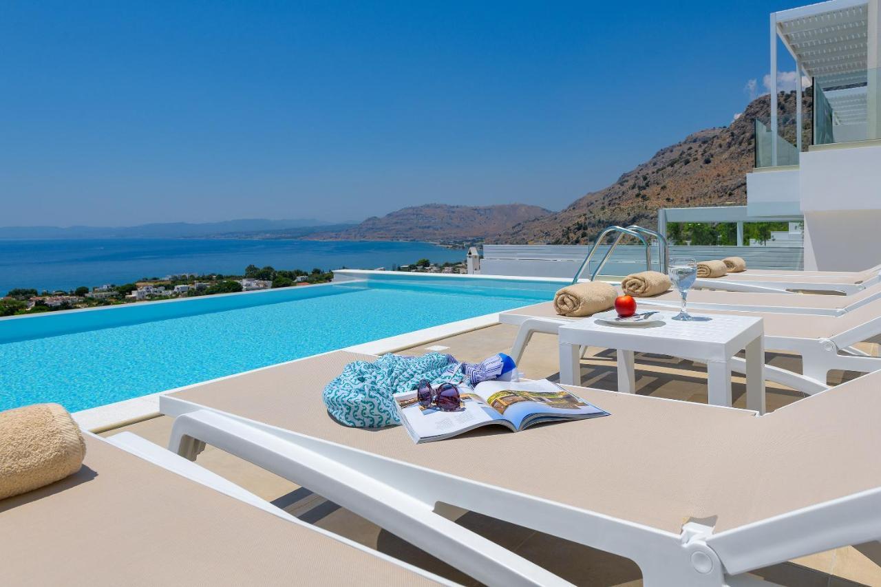 Villa Dione In Pefkos, Lindos Area ภายนอก รูปภาพ