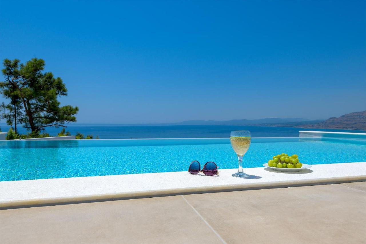 Villa Dione In Pefkos, Lindos Area ภายนอก รูปภาพ