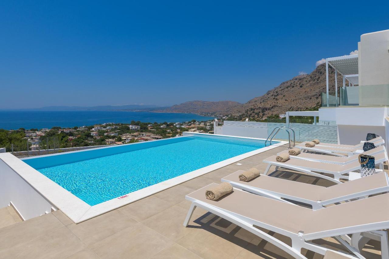 Villa Dione In Pefkos, Lindos Area ภายนอก รูปภาพ