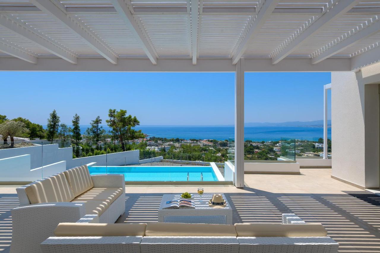 Villa Dione In Pefkos, Lindos Area ภายนอก รูปภาพ