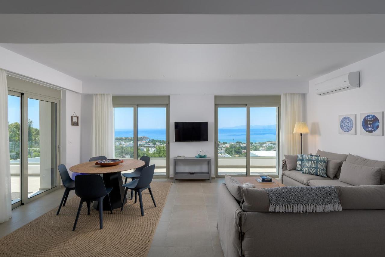 Villa Dione In Pefkos, Lindos Area ภายนอก รูปภาพ